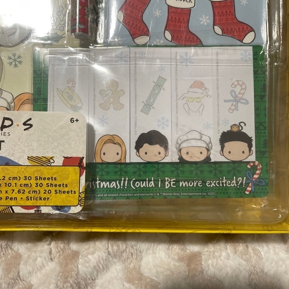 Friends Tv Show Gift Set Journal Bookmarks Pen Sticker Christmas Turkey - Picture 5 of 6